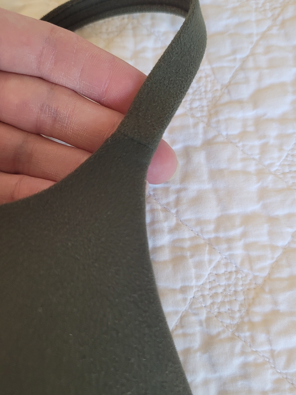 Body By Victoria Perfect Shape Olive Sage Green Lace-Trim Padded Cups 32DDD - Picture 3 of 8